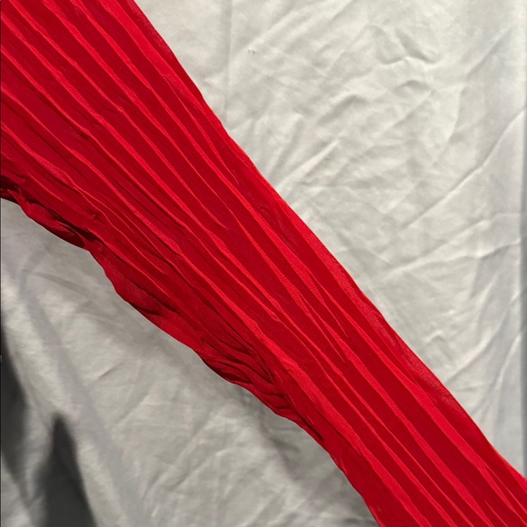 Vibrant Red Sequin Blouse by Cachet - Picture 8 of 13